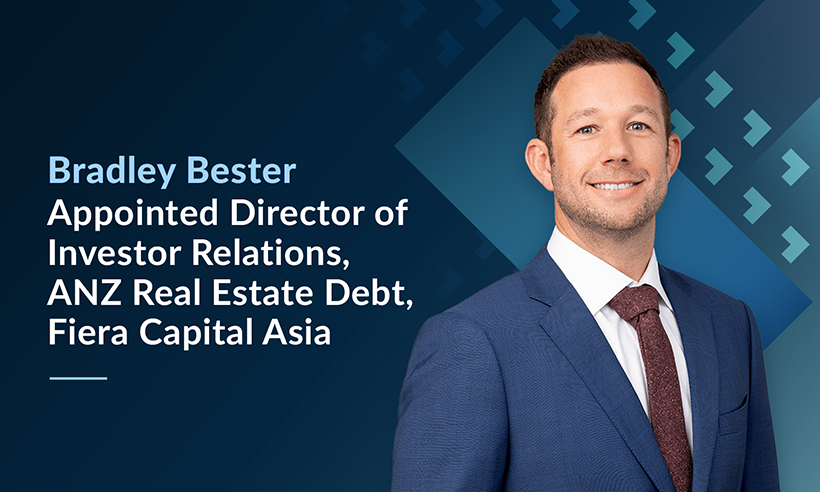 Image for Bradley Bester Appointed Director of Investor Relations, ANZ Real Estate Debt, Fiera Capital Asia
