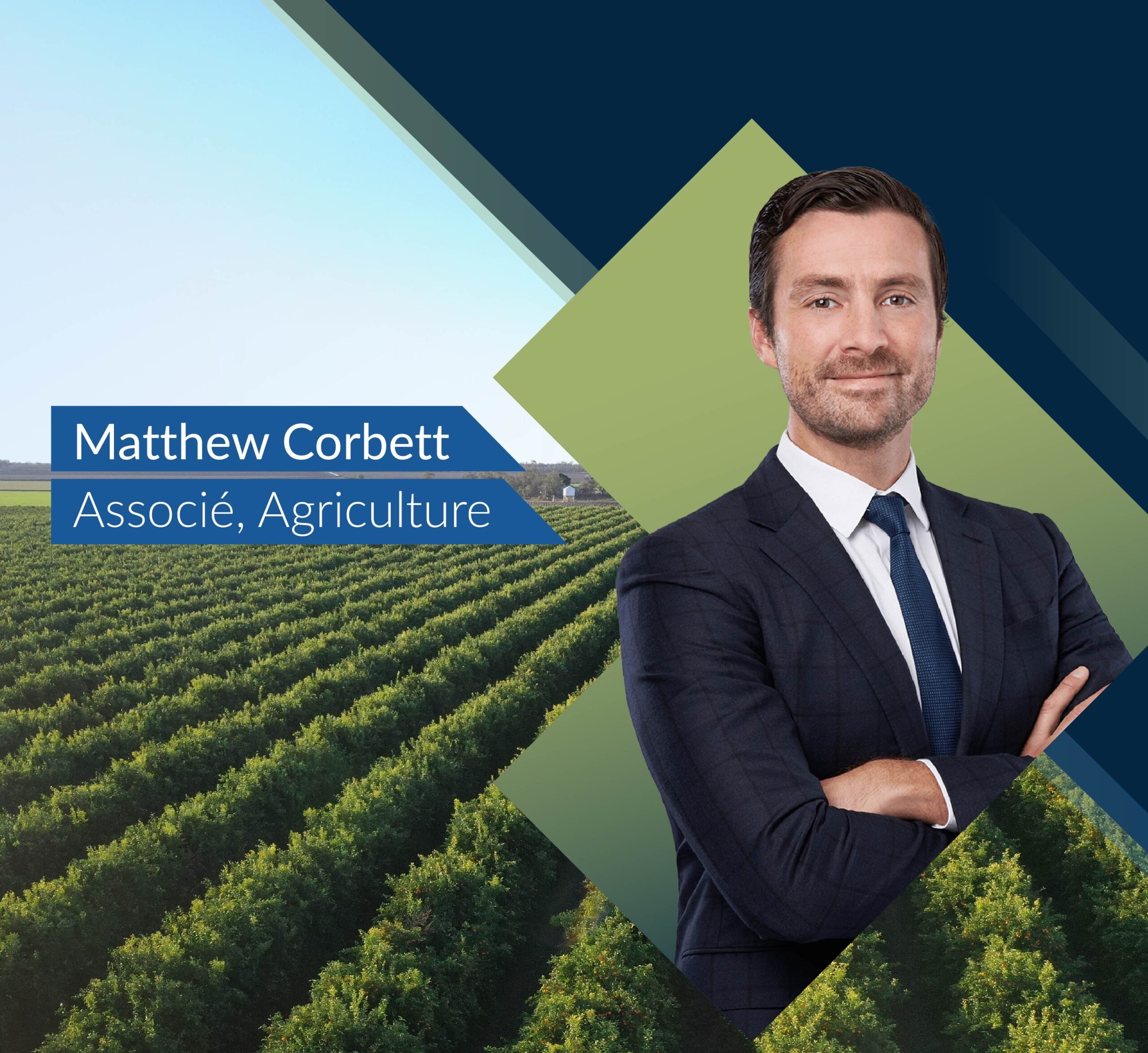 Matthew Corbett- Investir dans l'agriculture