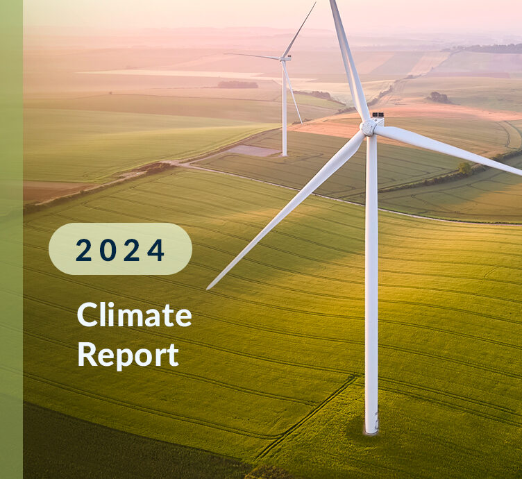 Beautiful Landscape with Wind Turbines